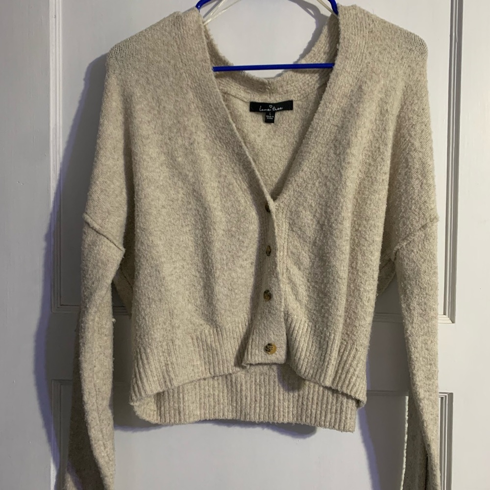 Cropped cardigan